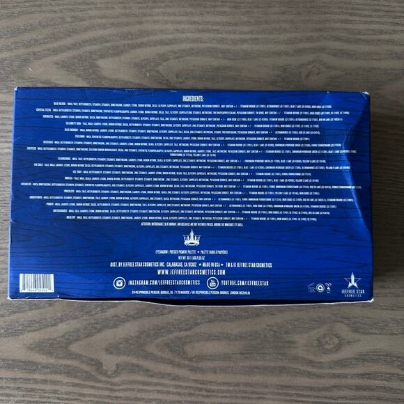 JEFFREE STAR Cosmetics Blue Blood Artistry Eye Shadow Pallete 18 X 0,05 OZ - NIB - Picture 13 of 15